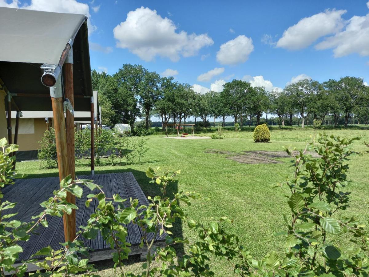 Comfort Safaritent 6 Pers En Mini Camping Zwiggelte Buitenkant foto