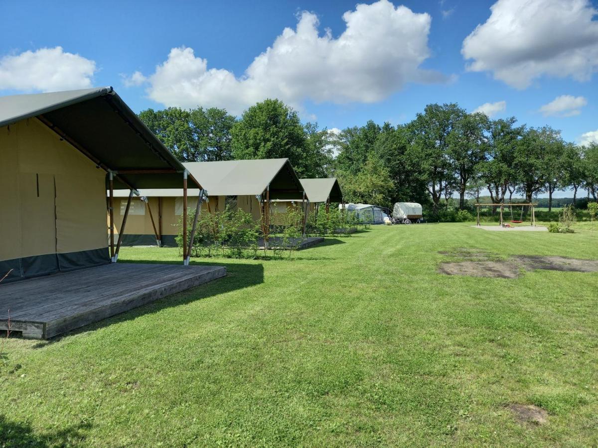 Comfort Safaritent 6 Pers En Mini Camping Zwiggelte Buitenkant foto